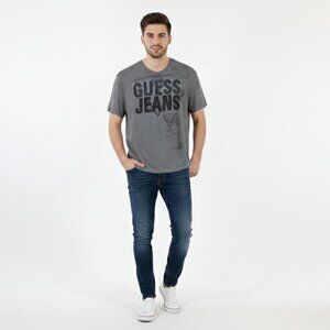 *Guess Jeans Grey Graphic T Shirt